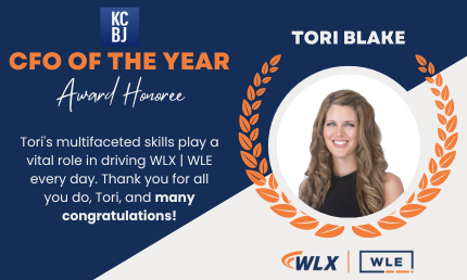 Congratulations to Tori Blake, WLX | WLE CFO