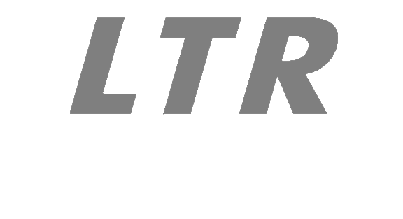 LTR Load To Ride Logo White Reverse