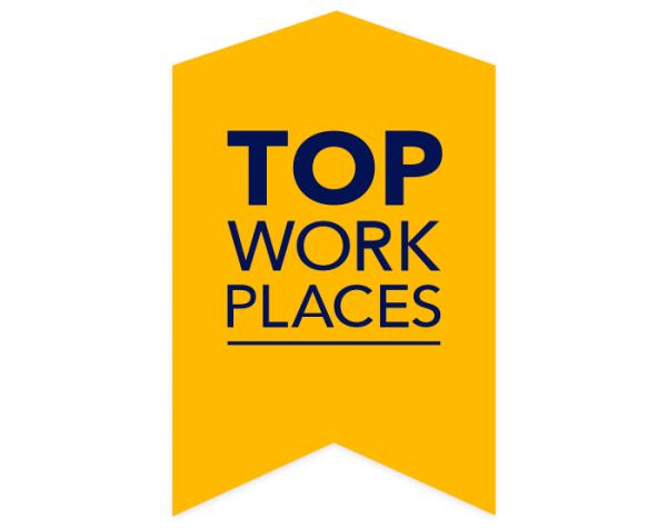 Top places to work logo