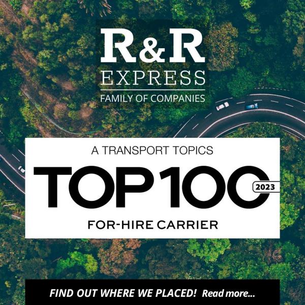 Transport Topics 2023 For-Hire Carriers social graphic